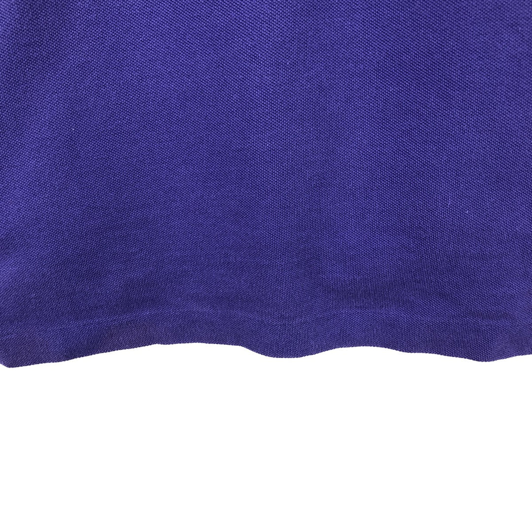 Ralph Lauren POLO by Ralph Lauren long sleeve polo shirt, men's size L cotton Purple type blue-purple Vintage Second Hand