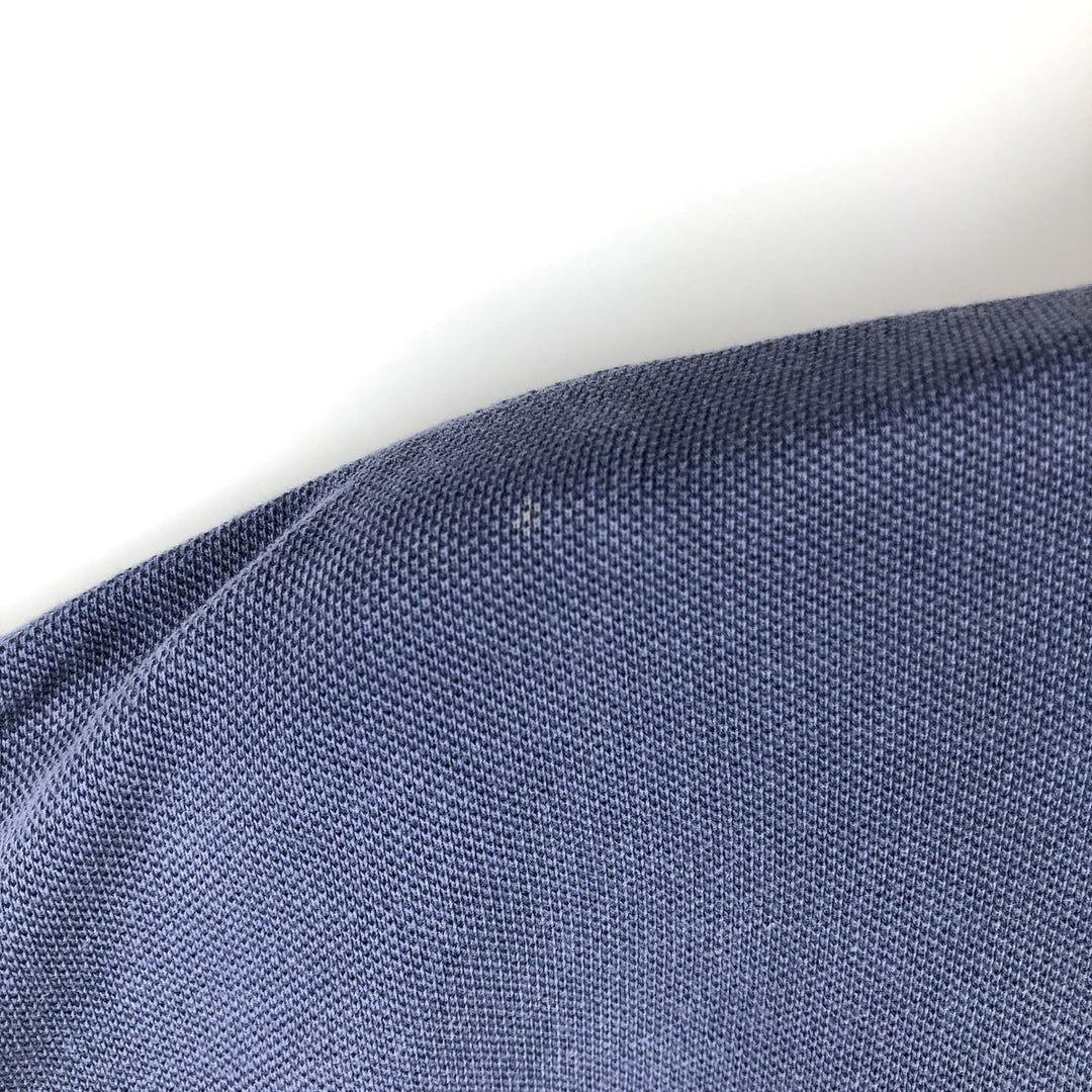 Ralph Lauren POLO by Ralph Lauren long sleeve polo shirt, men's XL size cotton blue type Vintage Second Hand