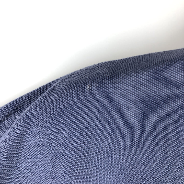 Ralph Lauren POLO by Ralph Lauren long sleeve polo shirt, men's XL size cotton blue type Vintage Second Hand