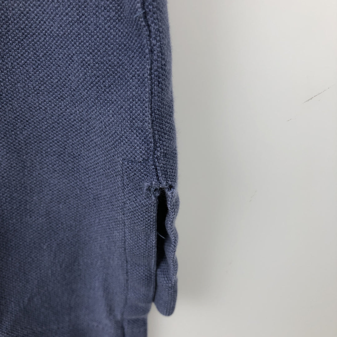 Ralph Lauren POLO by Ralph Lauren long sleeve polo shirt, men's XL size cotton blue type Vintage Second Hand