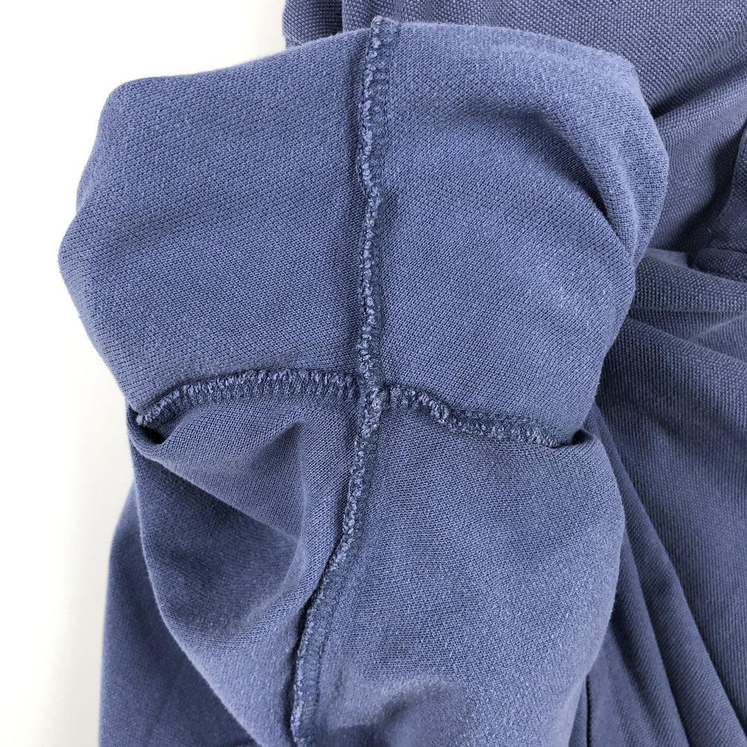 Ralph Lauren POLO by Ralph Lauren long sleeve polo shirt, men's XL size cotton blue type Vintage Second Hand