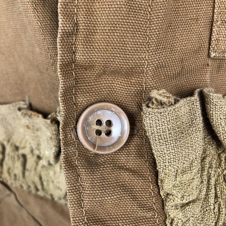 1970'S BLACK SHEEP Duck Hunting Vest, Men's Size L (approx.), Vintage cotton brown type Vintage Second Hand