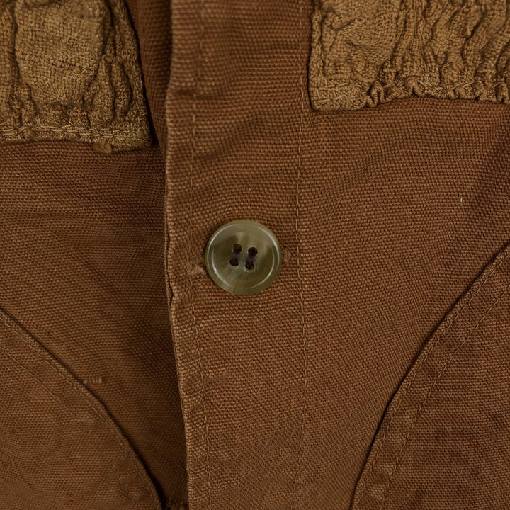 1970'S BLACK SHEEP Duck Hunting Vest, Men's Size L (approx.), Vintage cotton brown type Vintage Second Hand