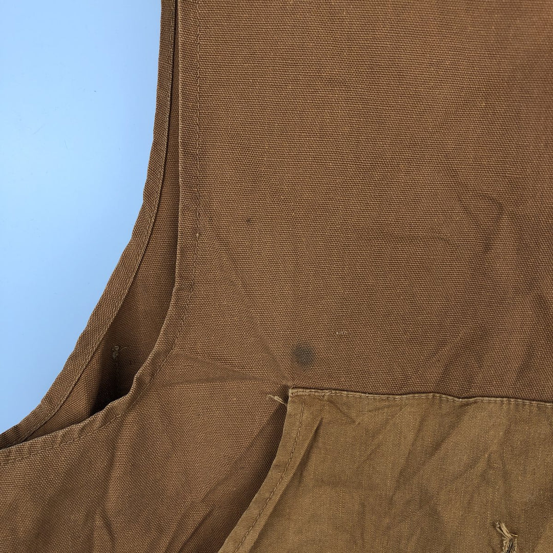 1970'S BLACK SHEEP Duck Hunting Vest, Men's Size L (approx.), Vintage cotton brown type Vintage Second Hand