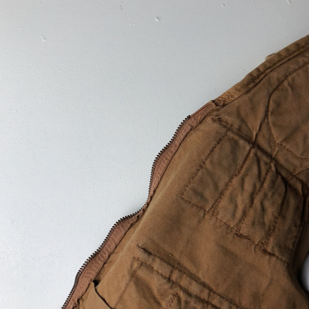 Vintage 1960'S Penney's FOREMOST duck hunting vest, size L, men's unclear brown type Vintage Second Hand