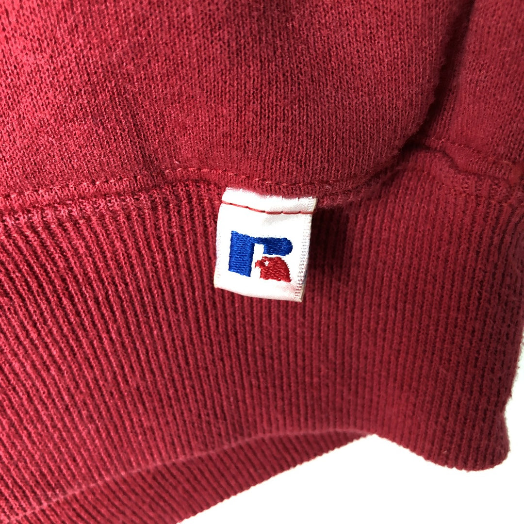 90'S Vintage Russell Full-Zip Polyester/Cotton Vest, Men's Size L cotton pink type Vintage Second Hand