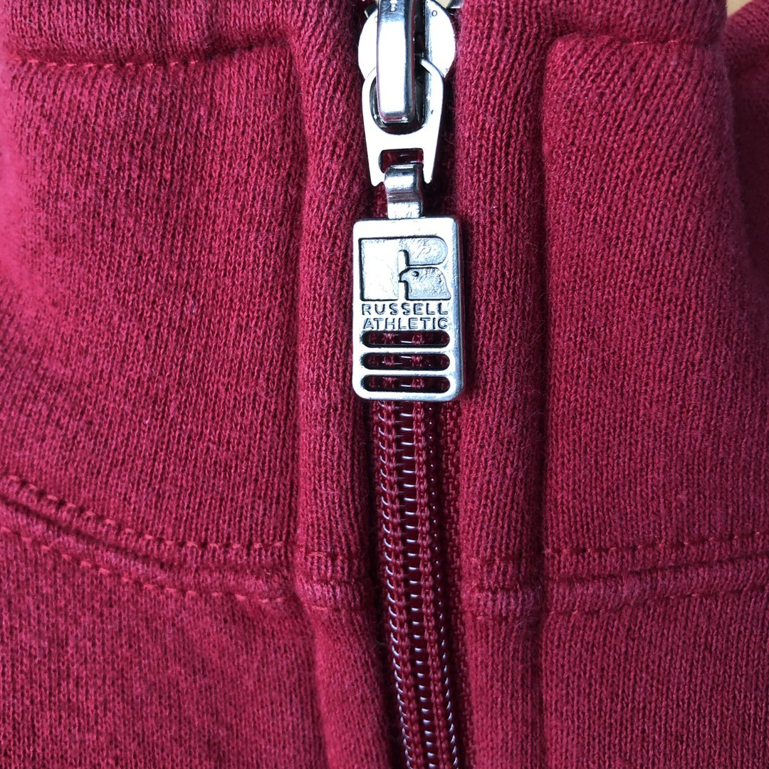 90'S Vintage Russell Full-Zip Polyester/Cotton Vest, Men's Size L cotton pink type Vintage Second Hand