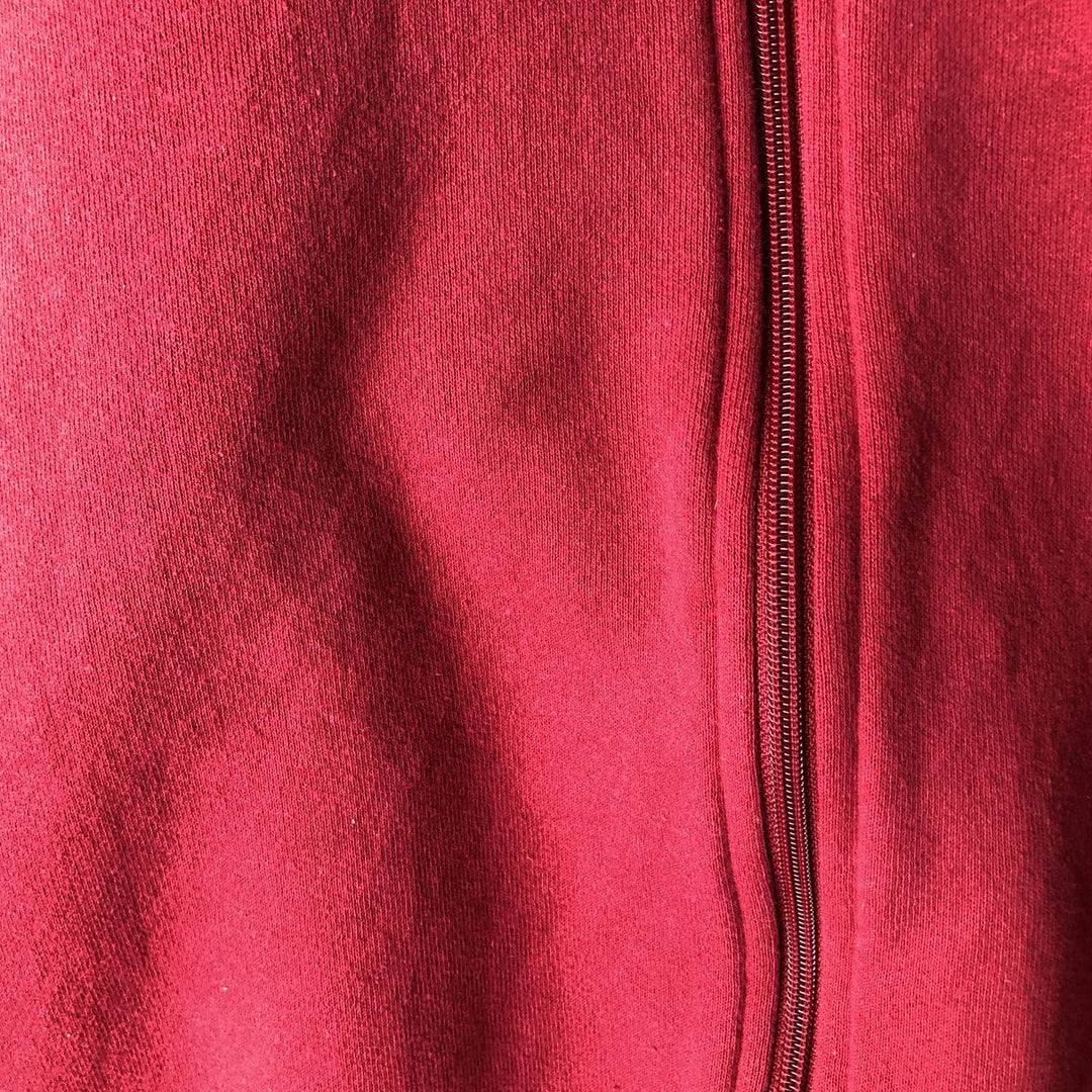 90'S Vintage Russell Full-Zip Polyester/Cotton Vest, Men's Size L cotton pink type Vintage Second Hand