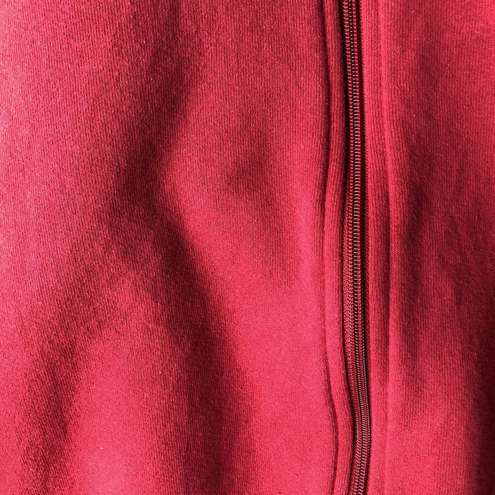 90'S Vintage Russell Full-Zip Polyester/Cotton Vest, Men's Size L cotton pink type Vintage Second Hand