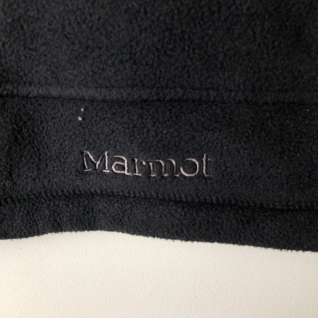 Marmot fleece vest, men's size L polyester black type Vintage Second Hand