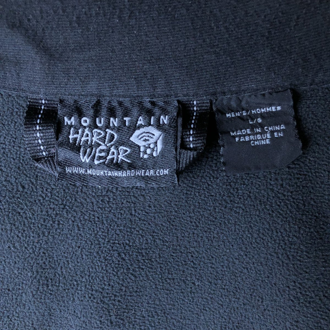 Mountain Hardwear Fleece Vest, Men's Size L polyester black type Vintage Second Hand