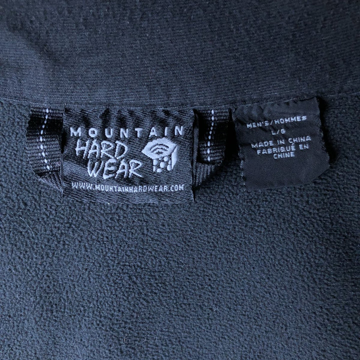 Mountain Hardwear Fleece Vest, Men's Size L polyester black type Vintage Second Hand
