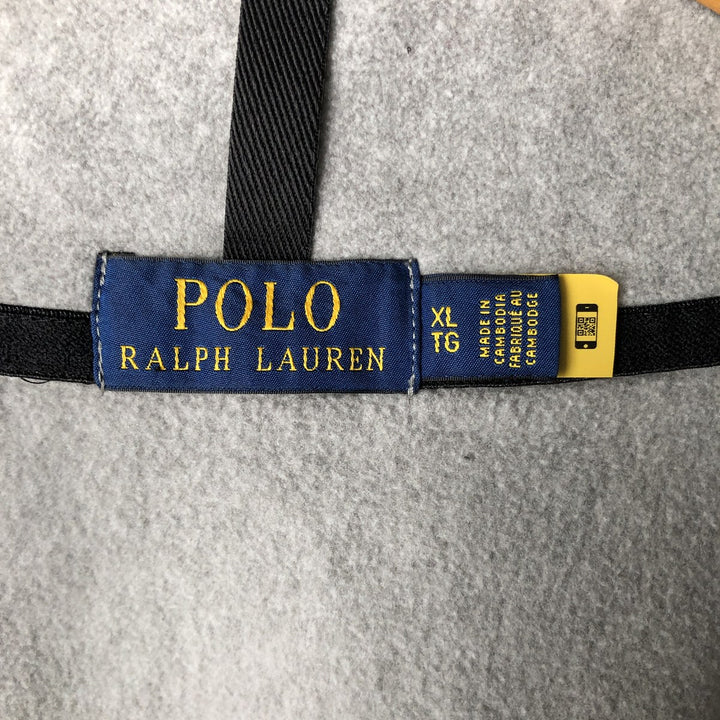 Ralph Lauren POLO RALPH LAUREN fleece vest, men's size XL polyester gray type Vintage Second Hand