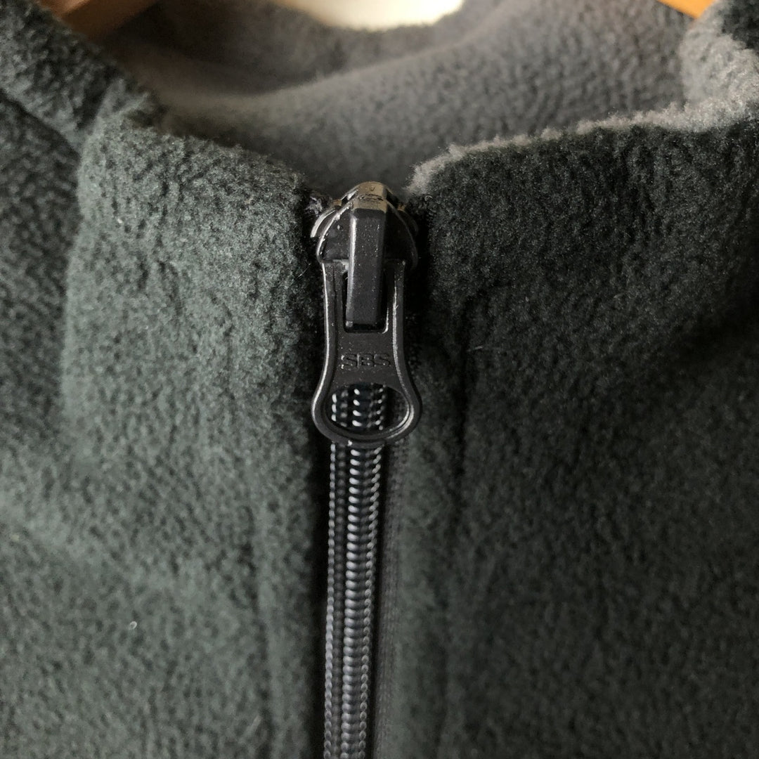 Cabelas fleece vest, men's size XL polyester black type Vintage Second Hand