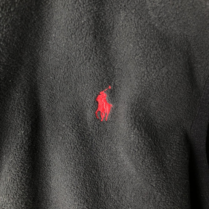 Ralph Lauren POLO RALPH LAUREN PERFORMANCE fleece vest, men's size L polyester black type Vintage Second Hand