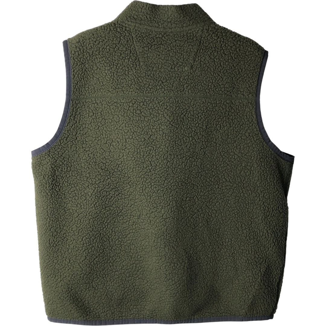 Carhartt boa vest, men's size M polyester Khaki type Vintage Second Hand