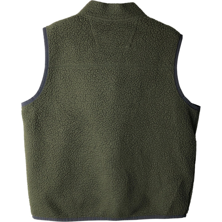 Carhartt boa vest, men's size M polyester Khaki type Vintage Second Hand