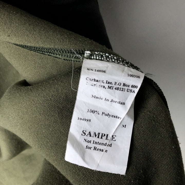 Carhartt boa vest, men's size M polyester Khaki type Vintage Second Hand