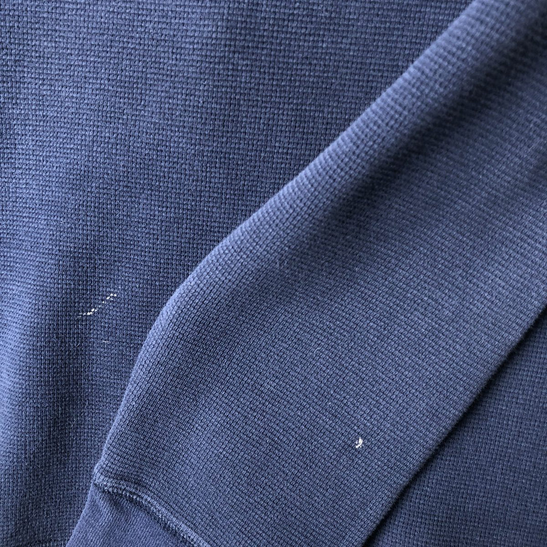 Ralph Lauren Polo Ralph Lauren Sleepwear Thermal T-Shirt, Waffle, Men's Size L cotton navy blue type Vintage Second Hand