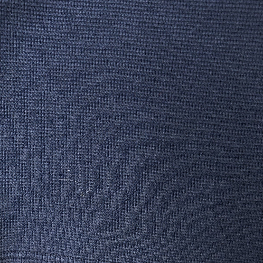 Ralph Lauren Polo Ralph Lauren Sleepwear Thermal T-Shirt, Waffle, Men's Size L cotton navy blue type Vintage Second Hand