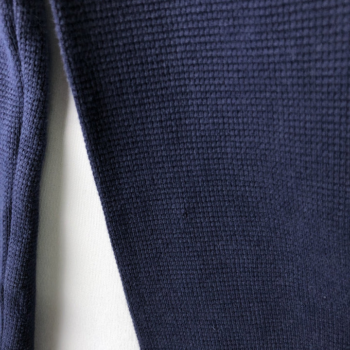 Ralph Lauren POLO RALPH LAUREN SLEEPWEAR Thermal Long Sleeve T-Shirt, Waffle, Men's Size L cotton navy blue type Vintage Second Hand