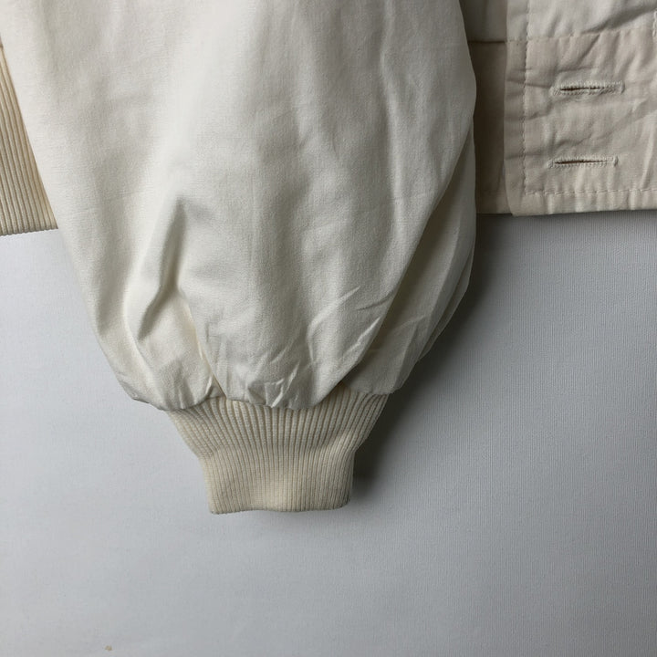 Vintage 80s-90'S K-Products Derby Jacket, Cup Shoulder, Made in USA, Men's XL polyester white type Vintage Second Hand