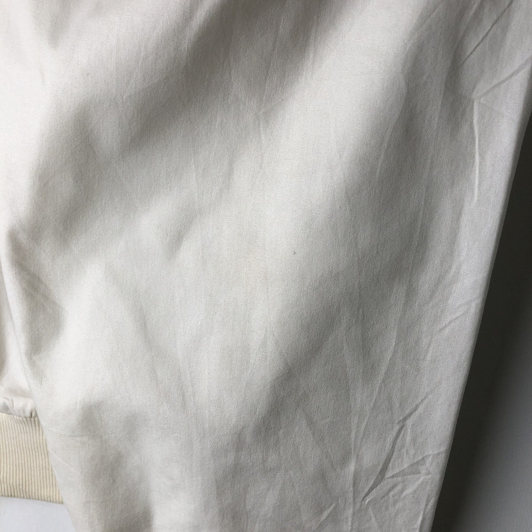 Vintage 80s-90'S K-Products Derby Jacket, Cup Shoulder, Made in USA, Men's XL polyester white type Vintage Second Hand