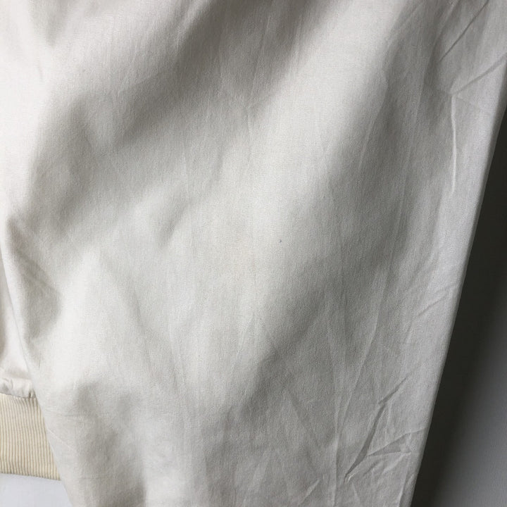 Vintage 80s-90'S K-Products Derby Jacket, Cup Shoulder, Made in USA, Men's XL polyester white type Vintage Second Hand