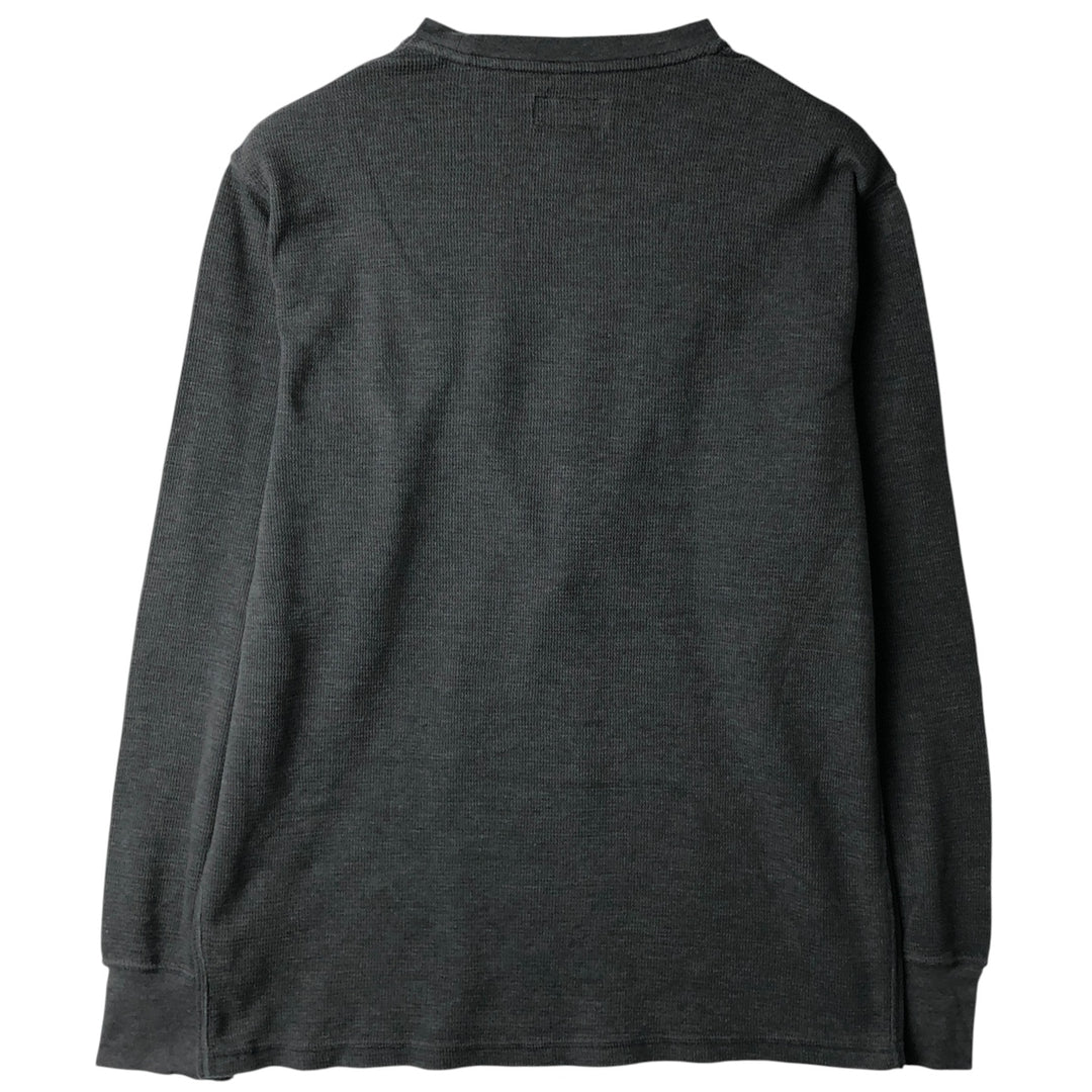 Ralph Lauren POLO RALPH LAUREN SLEEPWEAR Thermal Long T-Shirt, Men's Size L cotton gray type Vintage Second Hand