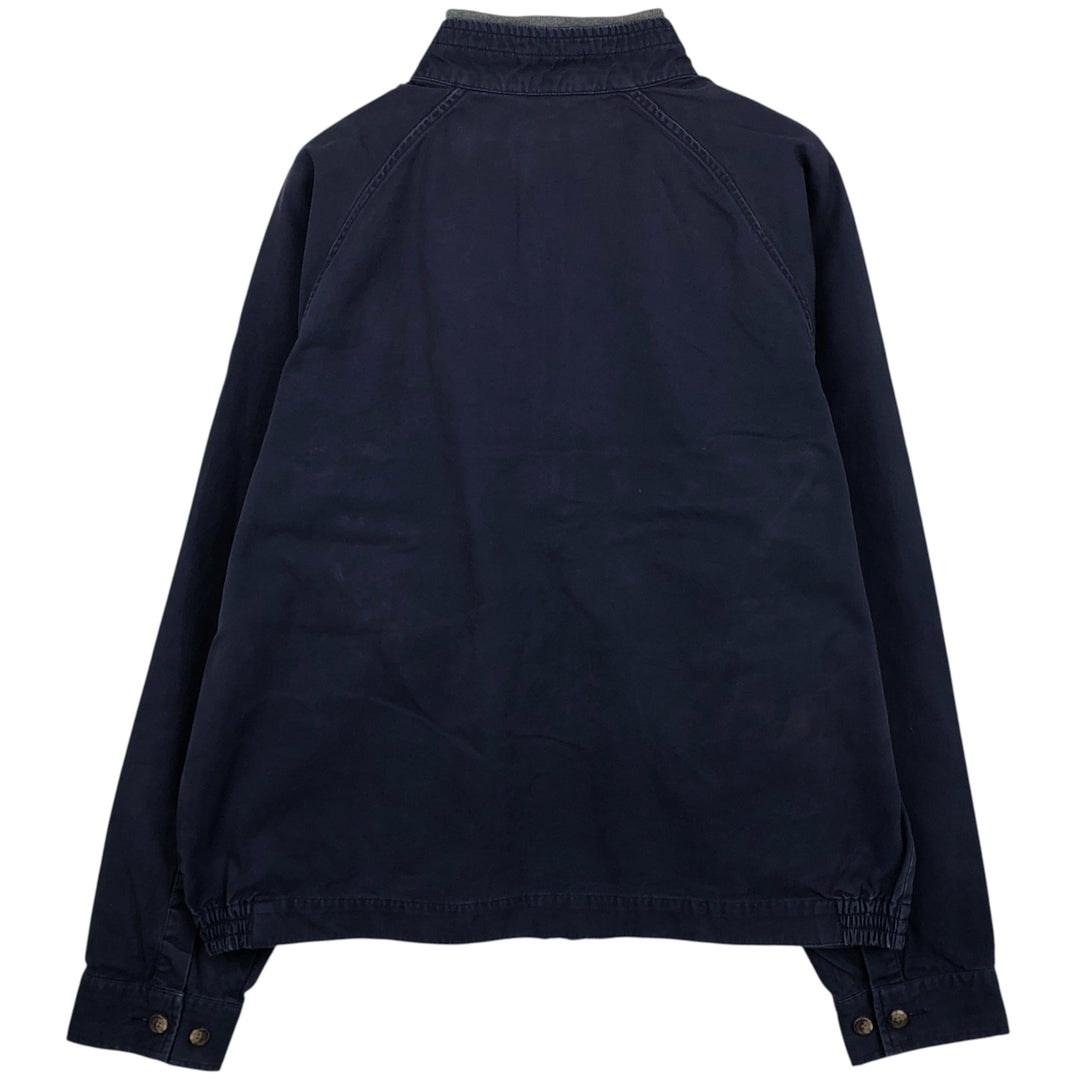 Eddie Bauer Cotton Jacket, Men's Size L Organic cotton navy blue type Vintage Second Hand