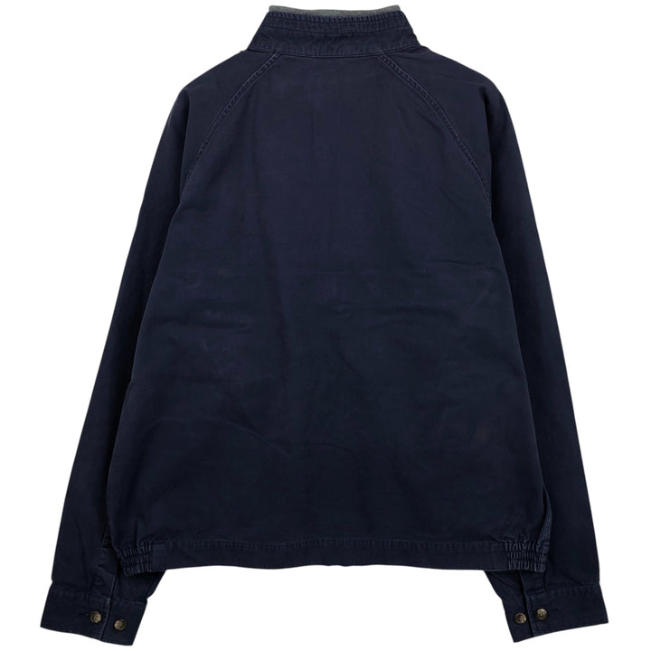 Eddie Bauer Cotton Jacket, Men's Size L Organic cotton navy blue type Vintage Second Hand