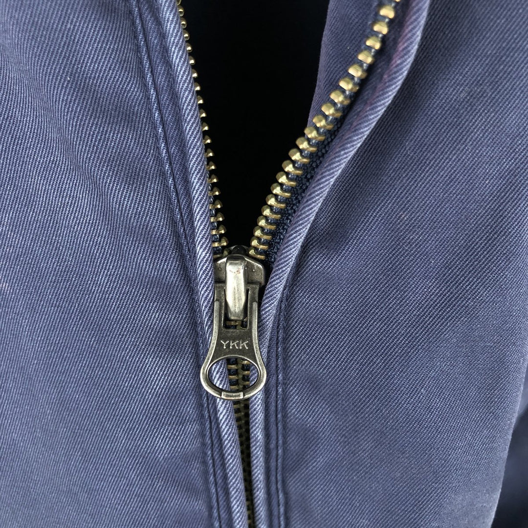 Eddie Bauer Cotton Jacket, Men's Size L Organic cotton navy blue type Vintage Second Hand