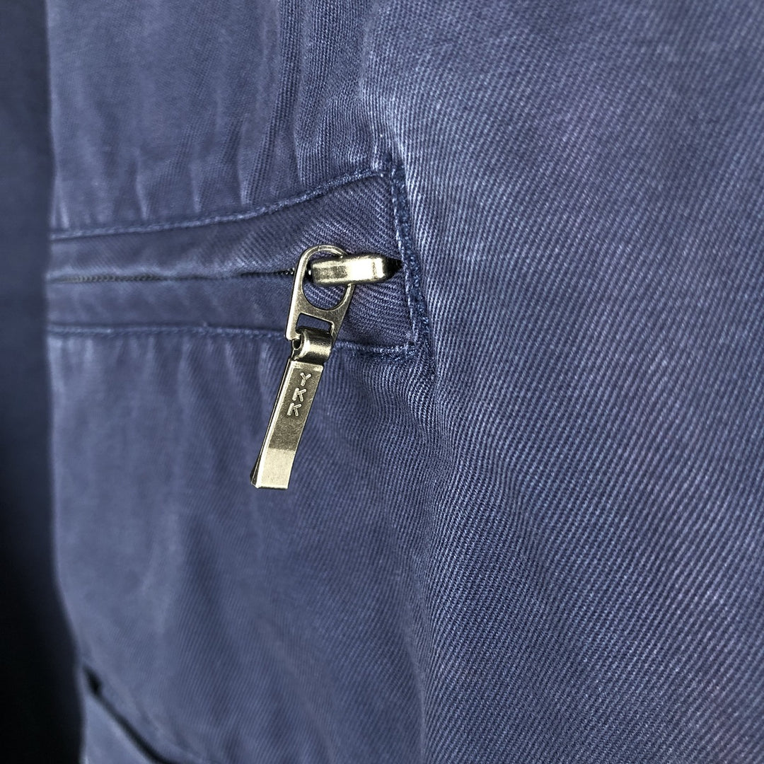 Eddie Bauer Cotton Jacket, Men's Size L Organic cotton navy blue type Vintage Second Hand