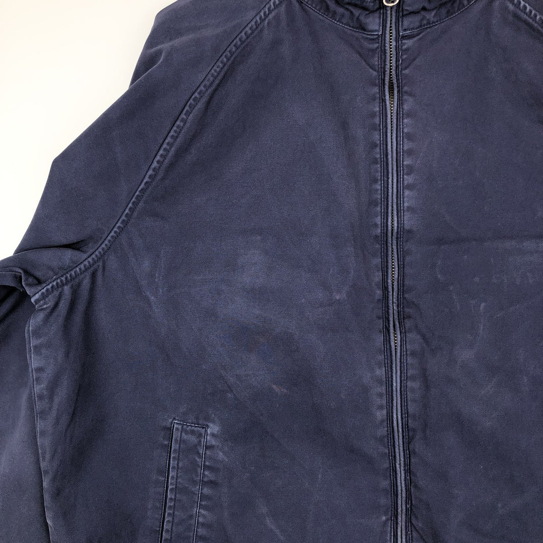 Eddie Bauer Cotton Jacket, Men's Size L Organic cotton navy blue type Vintage Second Hand