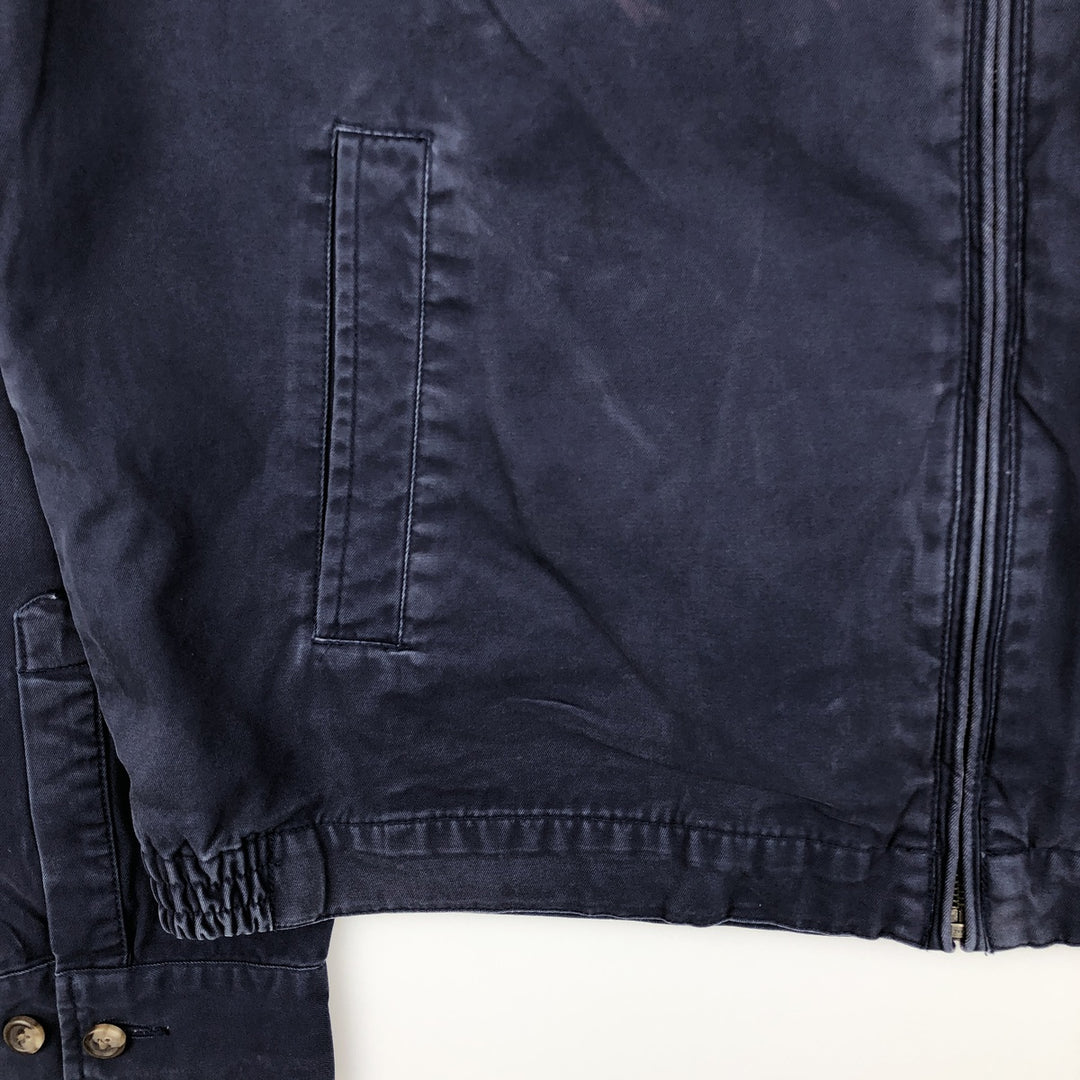 Eddie Bauer Cotton Jacket, Men's Size L Organic cotton navy blue type Vintage Second Hand
