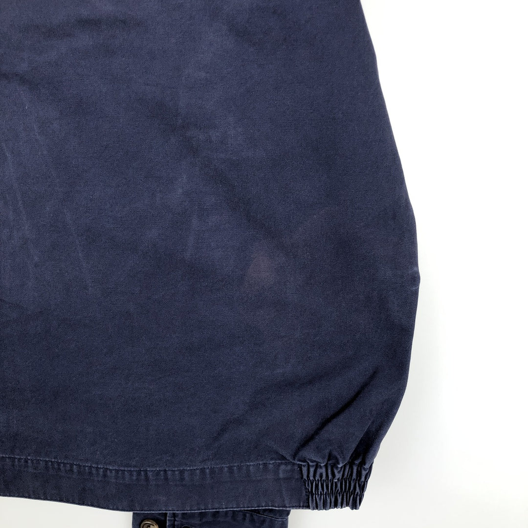 Eddie Bauer Cotton Jacket, Men's Size L Organic cotton navy blue type Vintage Second Hand