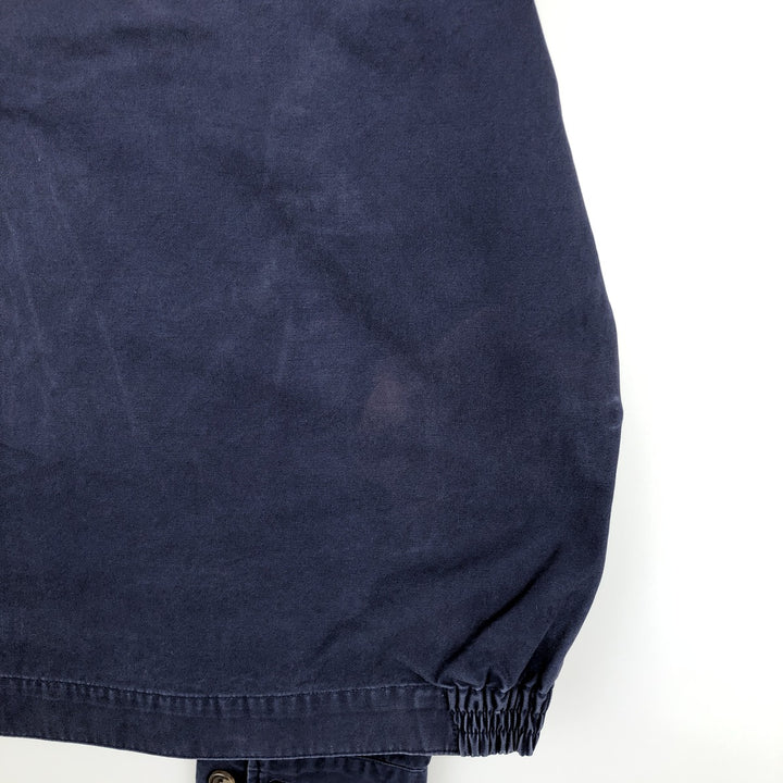 Eddie Bauer Cotton Jacket, Men's Size L Organic cotton navy blue type Vintage Second Hand