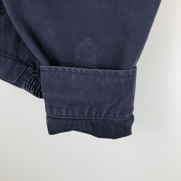 Eddie Bauer Cotton Jacket, Men's Size L Organic cotton navy blue type Vintage Second Hand