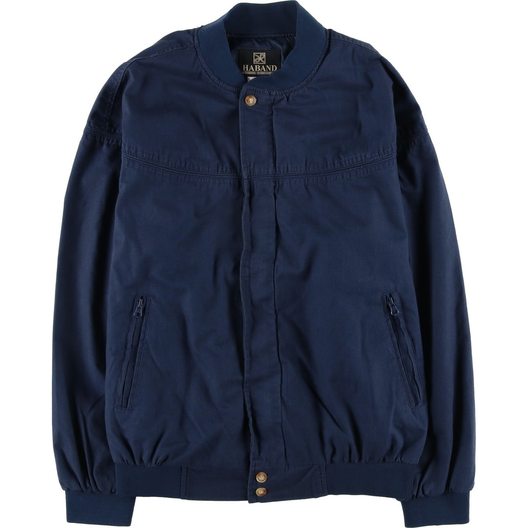 90s-00'S HABAND Derby Jacket, Cup Shoulder, Men's, Size M, Vintage unclear navy blue type Vintage Second Hand
