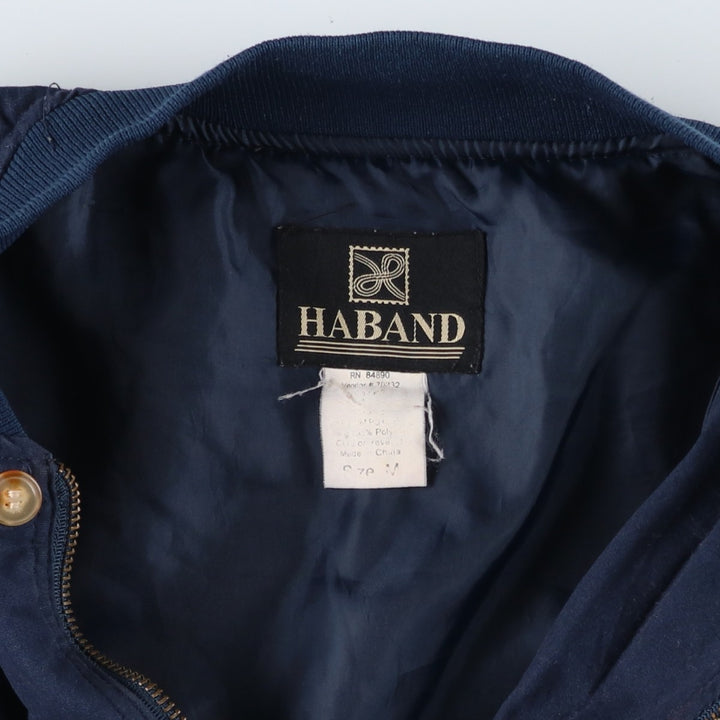 90s-00'S HABAND Derby Jacket, Cup Shoulder, Men's, Size M, Vintage unclear navy blue type Vintage Second Hand