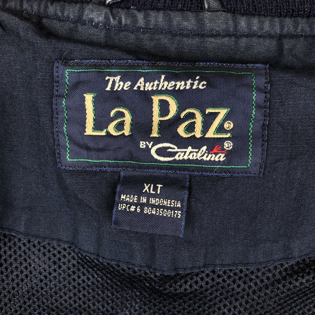 90'S Catalina La Paz Derby Jacket, Cup Shoulder, Men's XL, Vintage cotton navy blue type Vintage Second Hand