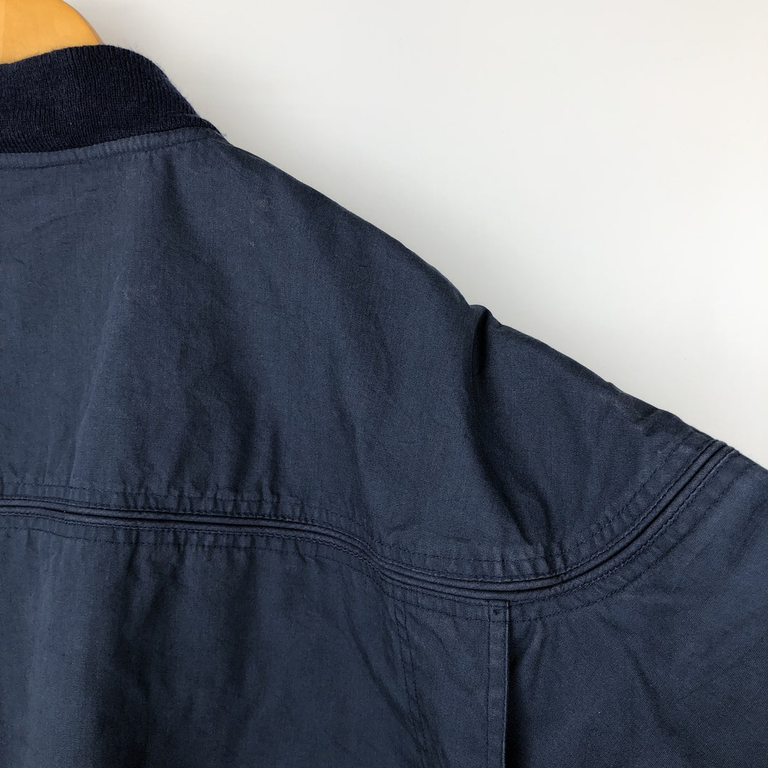 90'S Catalina La Paz Derby Jacket, Cup Shoulder, Men's XL, Vintage cotton navy blue type Vintage Second Hand