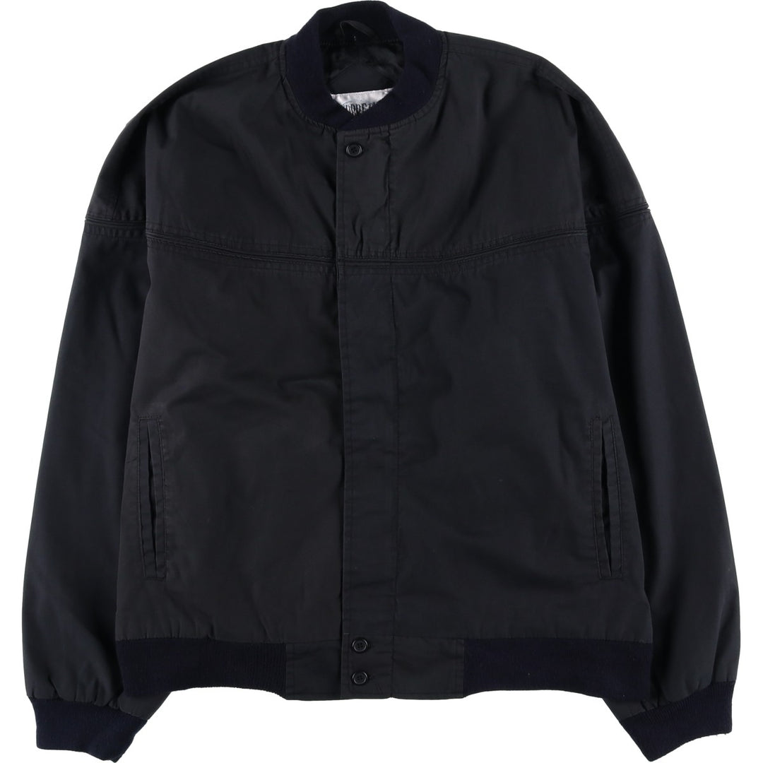 90'S Windbreaker Derby Jacket Cup Shoulder Jacket Men's Size L (Equivalent) Vintage polyester black type Vintage Second Hand