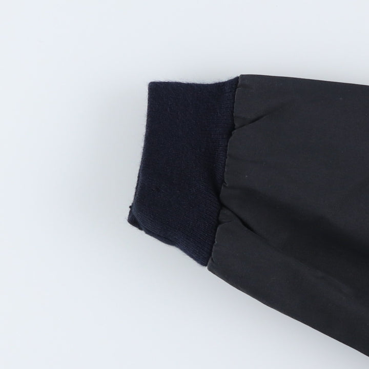 90'S Windbreaker Derby Jacket Cup Shoulder Jacket Men's Size L (Equivalent) Vintage polyester black type Vintage Second Hand