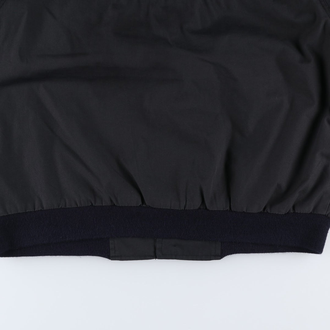 90'S Windbreaker Derby Jacket Cup Shoulder Jacket Men's Size L (Equivalent) Vintage polyester black type Vintage Second Hand