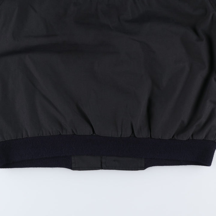 90'S Windbreaker Derby Jacket Cup Shoulder Jacket Men's Size L (Equivalent) Vintage polyester black type Vintage Second Hand