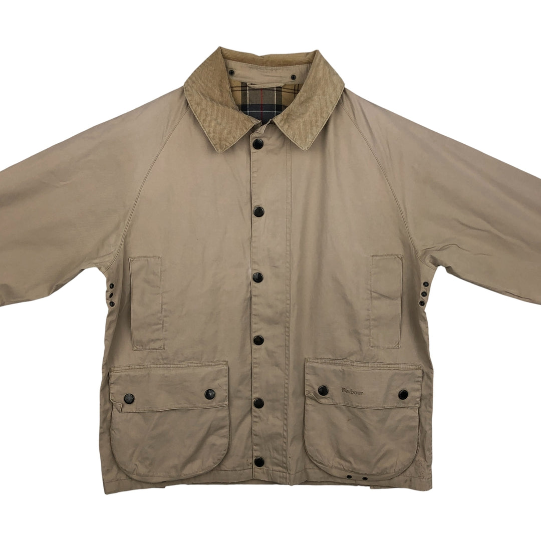 Barbour Lightweight Bedale Cotton Jacket, Men's Size M cotton Beige type Vintage Second Hand