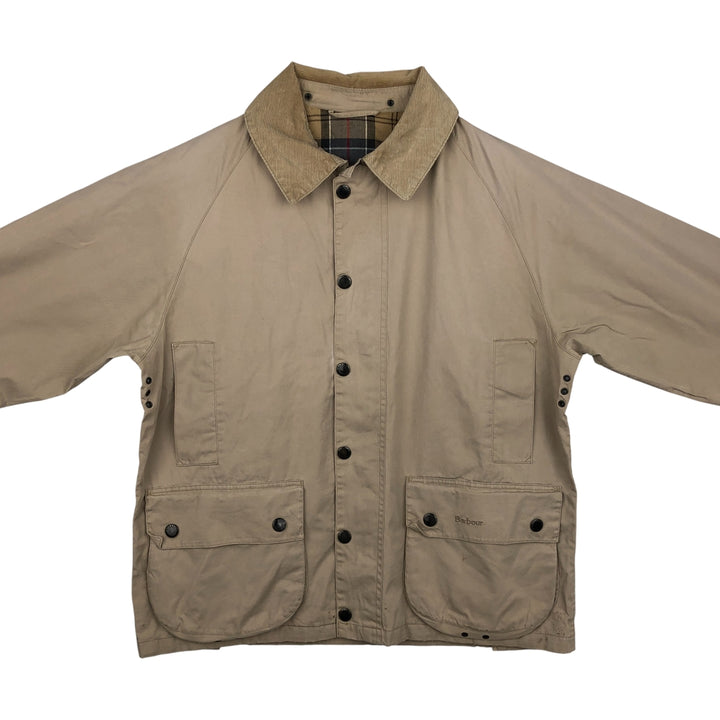 Barbour Lightweight Bedale Cotton Jacket, Men's Size M cotton Beige type Vintage Second Hand