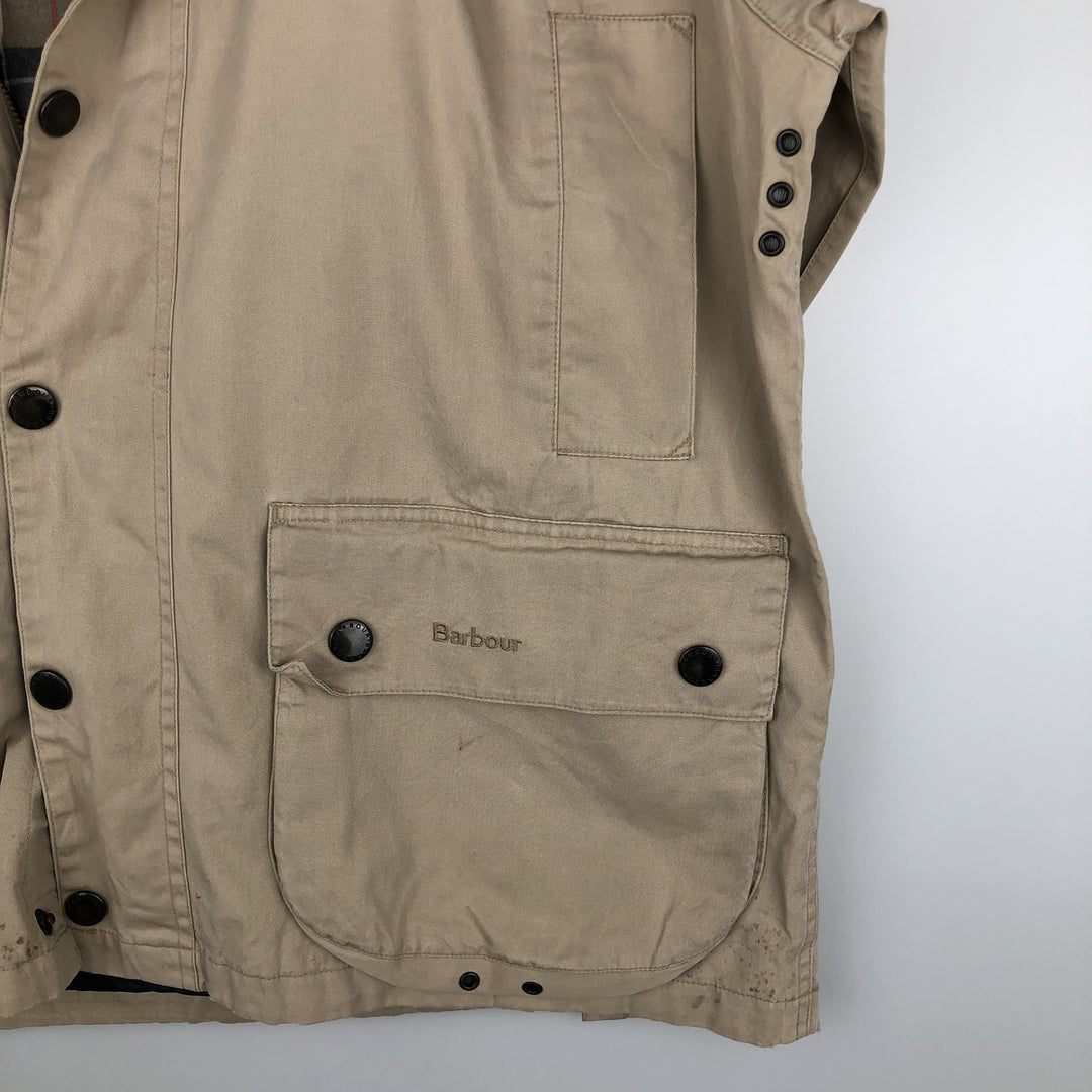 Barbour Lightweight Bedale Cotton Jacket, Men's Size M cotton Beige type Vintage Second Hand