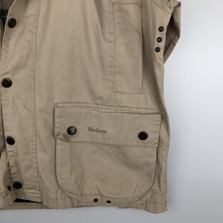 Barbour Lightweight Bedale Cotton Jacket, Men's Size M cotton Beige type Vintage Second Hand